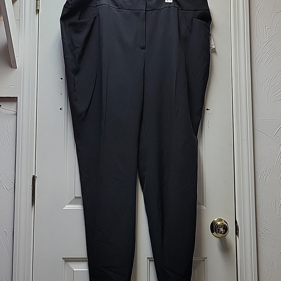Kasper Elegant Black Women's Trousers Plus Size 22W NEW Office Workwear - Picture 2 of 9